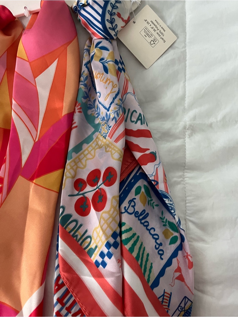 3 piper•k new Printed Scarves - set of 3 - Picture 9 of 10